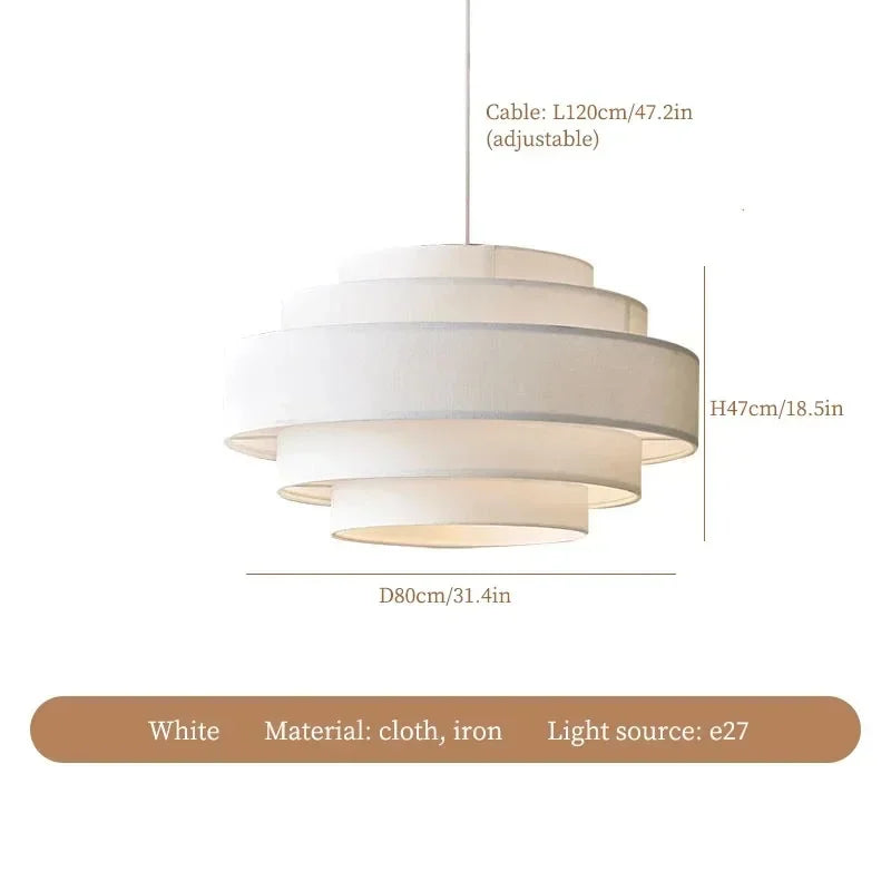 Aero Wabi Linen Glow Pendant