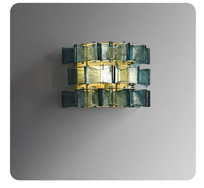 Marbella Blue Orbit Wall Lamp