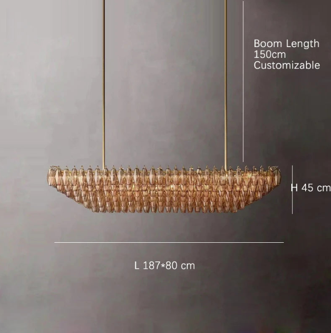 Aurelia Glass Chandelier