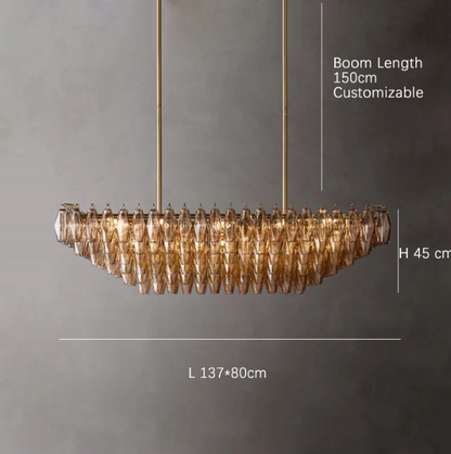 Aurelia Glass Chandelier