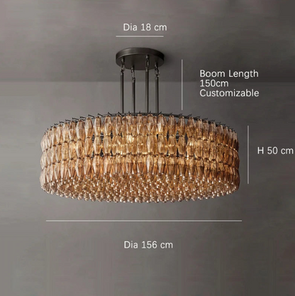 Aurelia Glass Chandelier