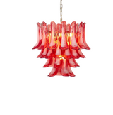 SCARLETTA Red Art Glass Chandelier
