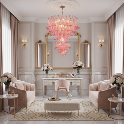 ROSELINE French Glass Chandelier