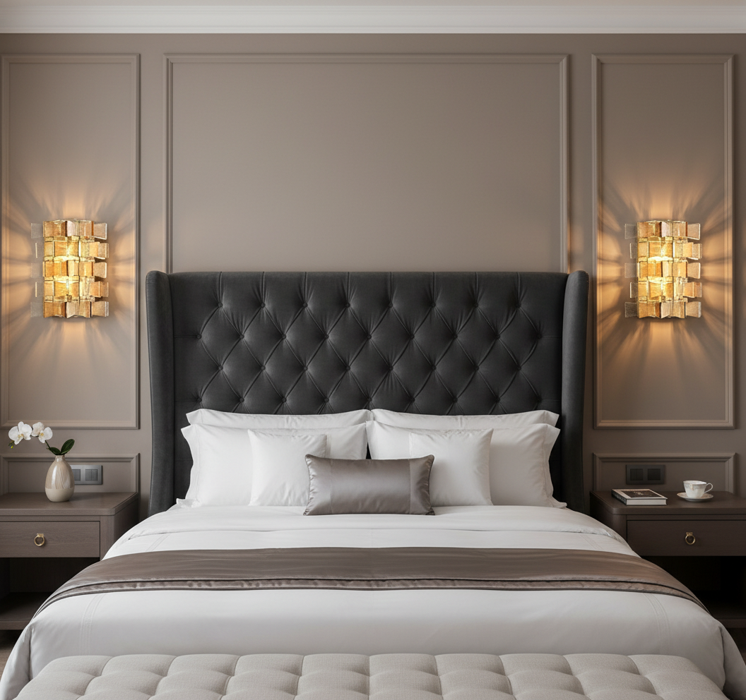 Marbella Blue Orbit Wall Lamp