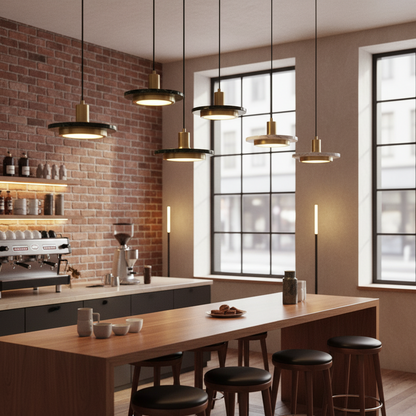 Postmodern Marble Pendant