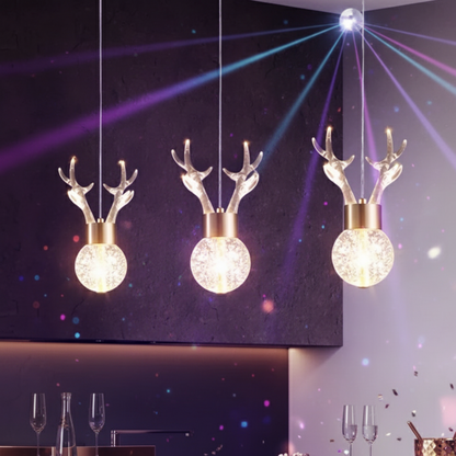 Luminora Bubble  Deer  Chandelier