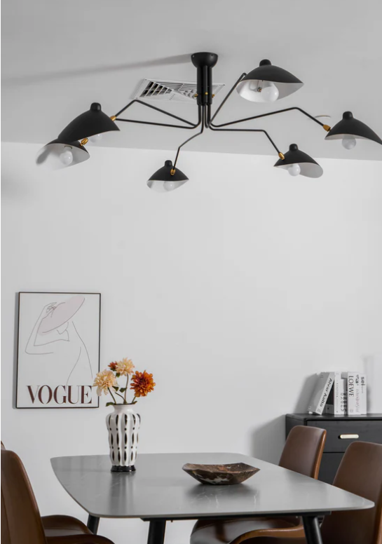 Vertex Orbit Spider Arm Ceiling light