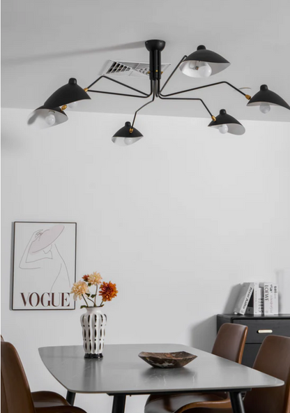 Vertex Orbit Spider Arm Ceiling light