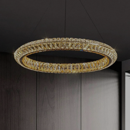 Aurora Luxe Crystal Pendant Chandelier
