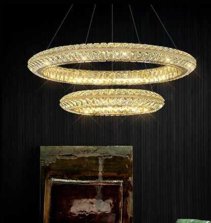 Aurora Luxe Crystal Pendant Chandelier
