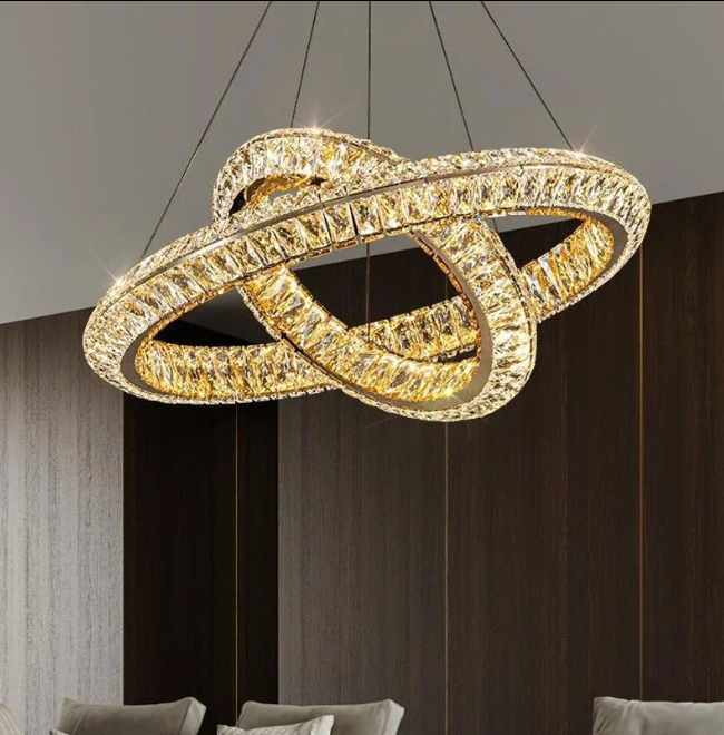 Aurora Luxe Crystal Pendant Chandelier