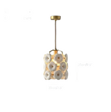 French Retro Ceramic Pendant