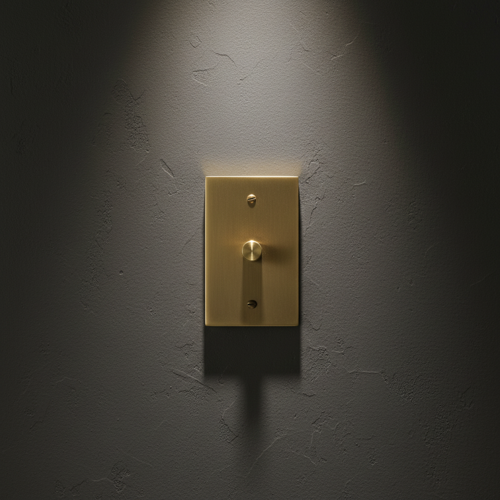 The Brass Dimmer Switch (1–4 Gang)