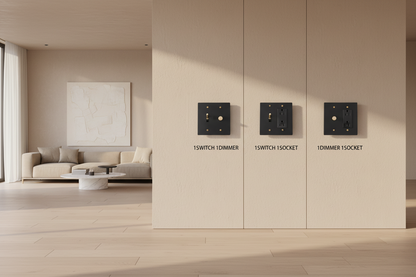  Solid Brass Light Switch 2-Gang