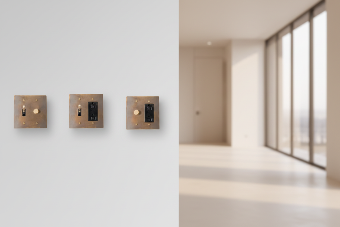 The Brass Dimmer Switch (1–4 Gang)
