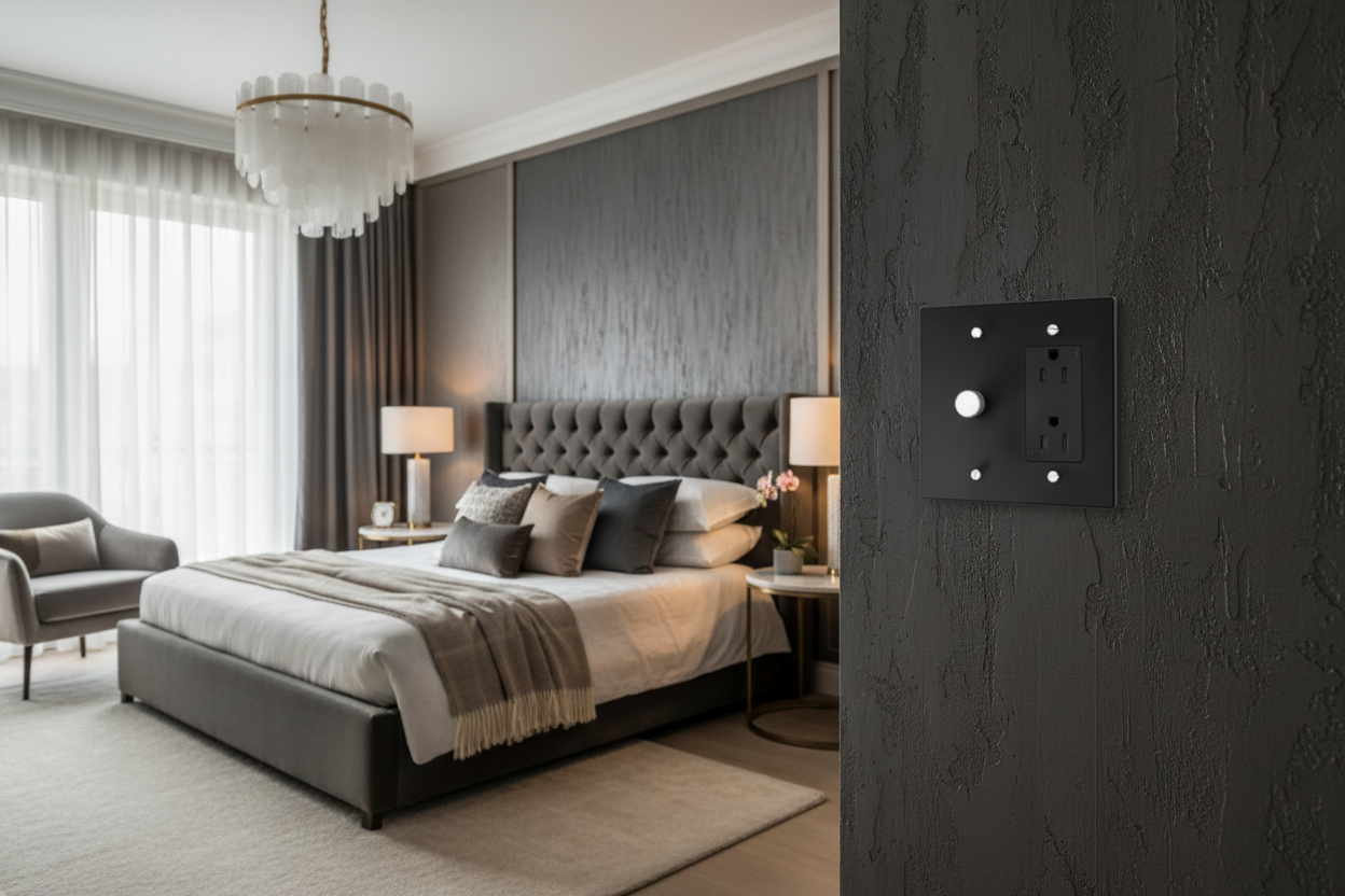  Solid Brass Light Switch 2-Gang
