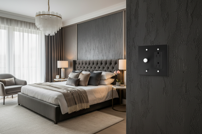  Solid Brass Light Switch 2-Gang