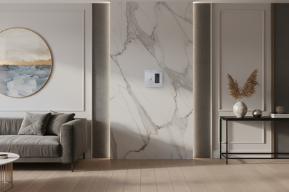  Solid Brass Light Switch 2-Gang
