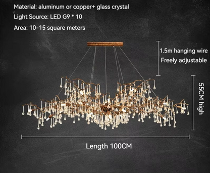 Celestia Crystal Branch Chandelier