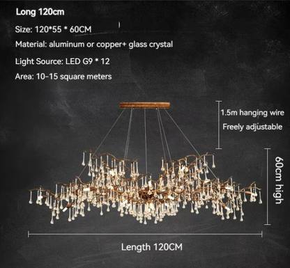 Celestia Crystal Branch Chandelier