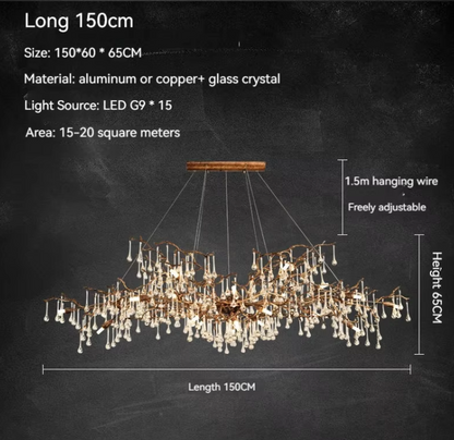 Celestia Crystal Branch Chandelier