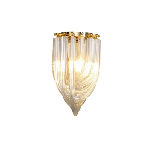 Lumière Gold Crystal Wall Sconce