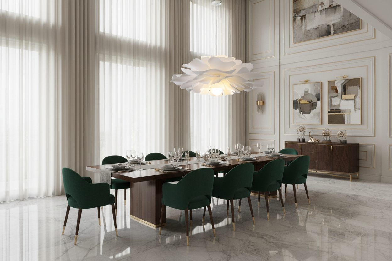 Lotus Cloud Pendant Light