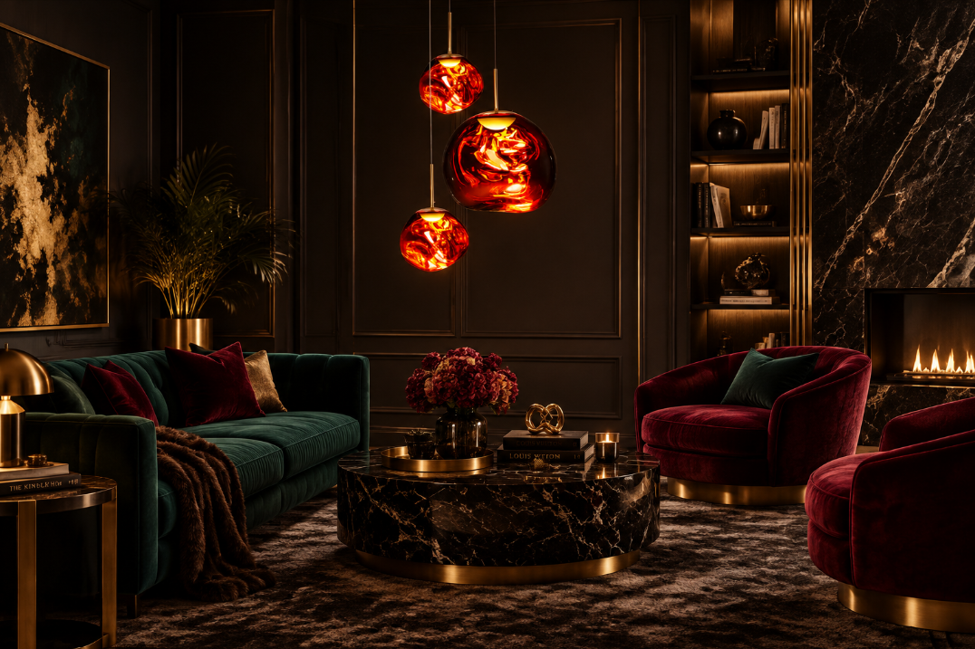 LAVINA Round Cluster Pendant