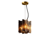 VETRIANA Art Glass Copper Pendant Light