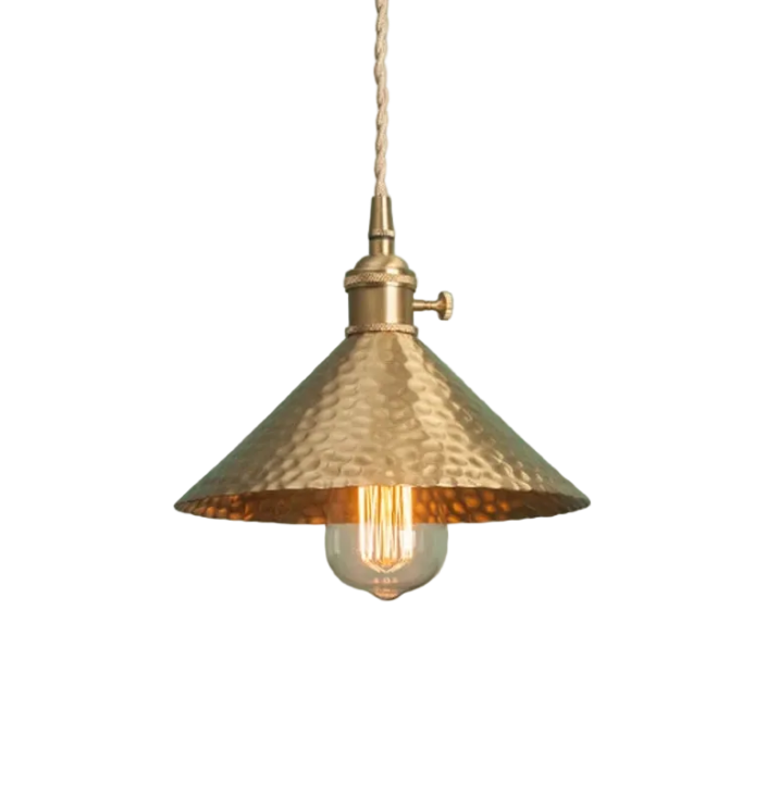 CAMPANA Brass Cone Pendant Light