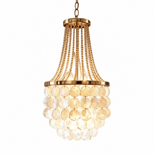NEREIDA Shell & Pearl Chandelier