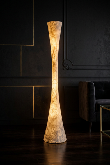 GELSINA Mulberry Silk Floor Lamp