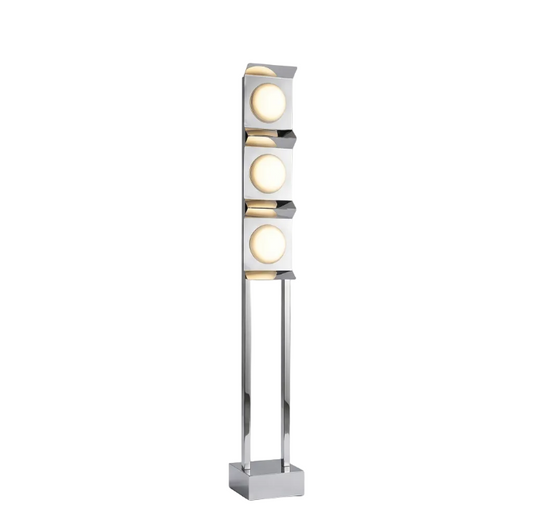 STELO Steel & Marble Floor Lamp