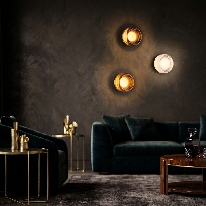 LUCETTA Glass Wall Light