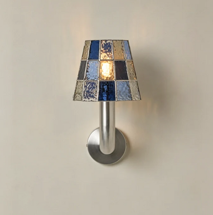 ODETTE Art Deco Stained Glass Wall Sconce