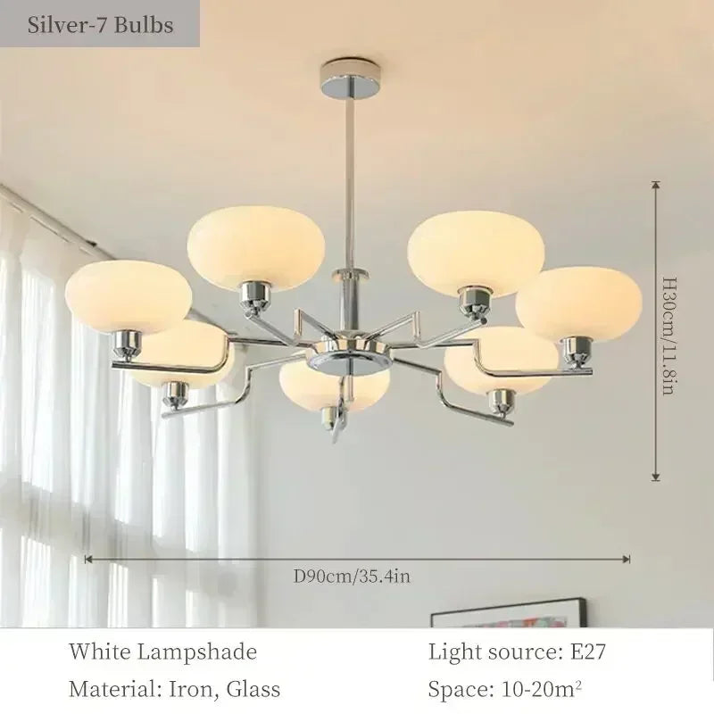 BOLLICINA Glass Globe Cluster Chandelier
