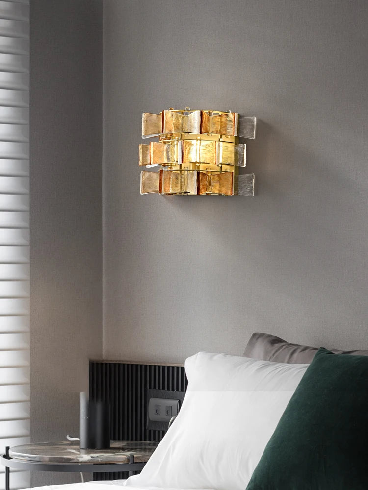 Marbella Blue Orbit Wall Lamp