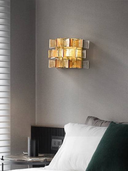 Marbella Blue Orbit Wall Lamp