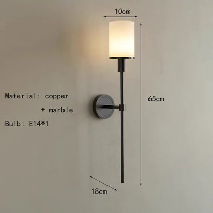 AurumStone Marble Wall Lamp