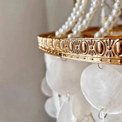 NEREIDA Shell & Pearl Chandelier