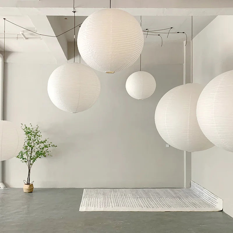 HOSHI Round Paper Pendant Lamp