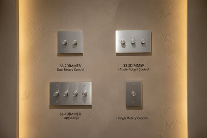 The Brass Dimmer Switch (1–4 Gang)