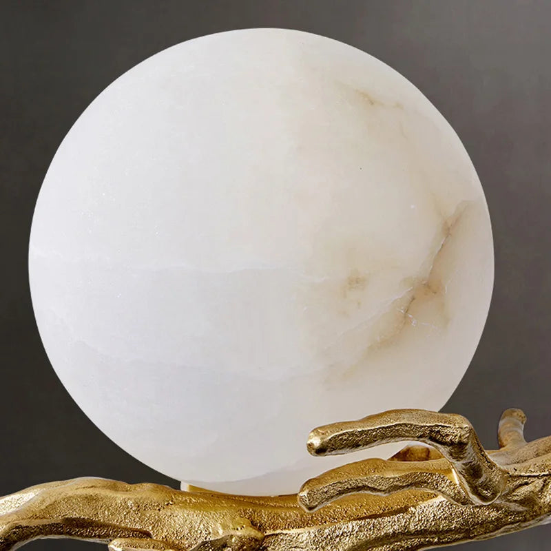 Alba Branch Alabaster Wall Sconce