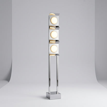 STELO Steel & Marble Floor Lamp