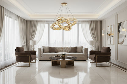 Aurora Luxe Crystal Pendant Chandelier