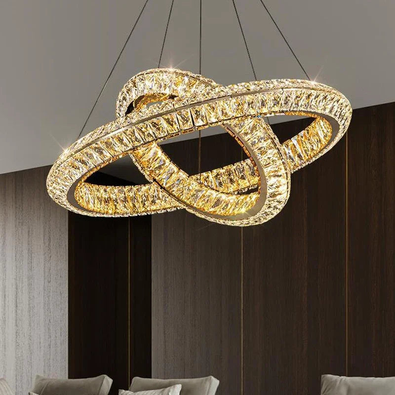 Aurora Luxe Crystal Pendant Chandelier