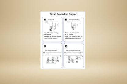 Brass Light Switch 3 Gang