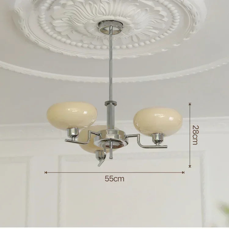 BOLLICINA Glass Globe Cluster Chandelier