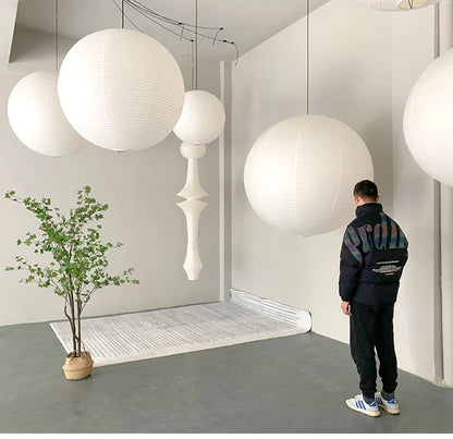 HOSHI Round Paper Pendant Lamp