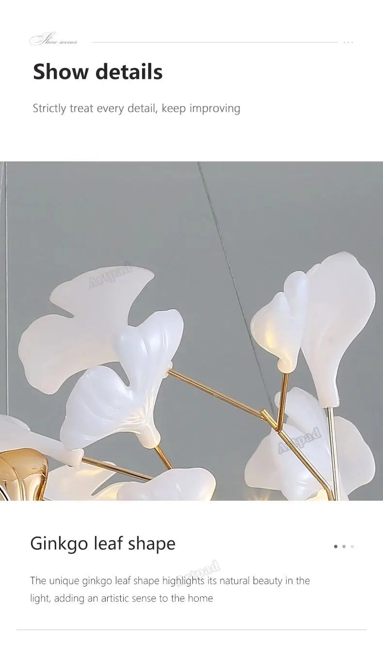 Ginkgo  Chandelier